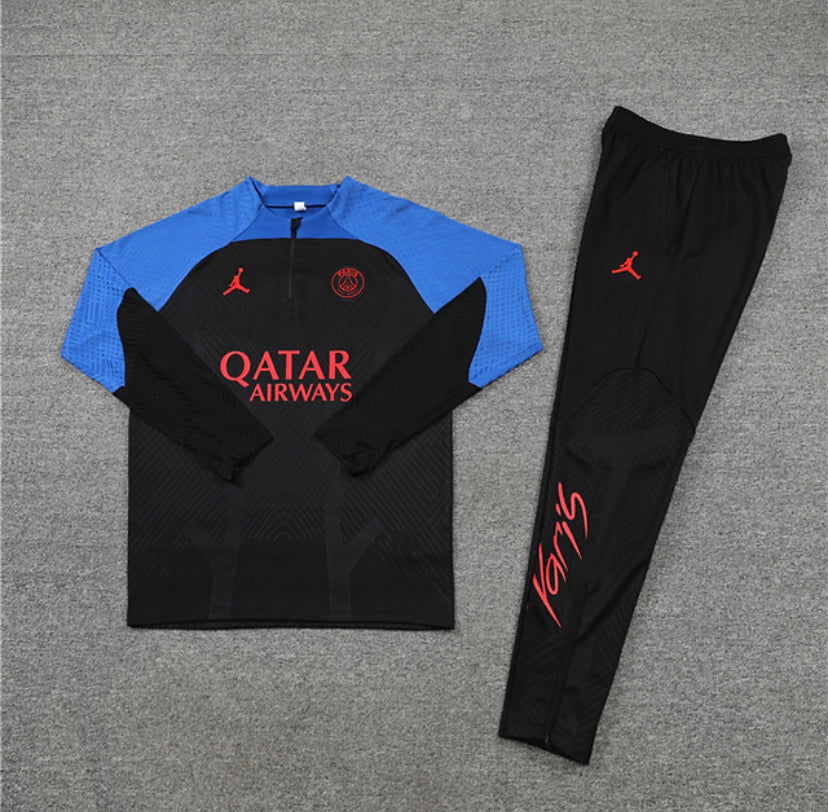 Black / Blue - Paris Tracksuit