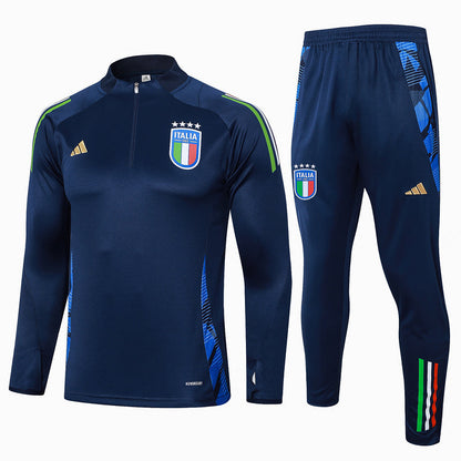 Italy 1/4 Zip Tracksuit 24/25 - Royal Navy